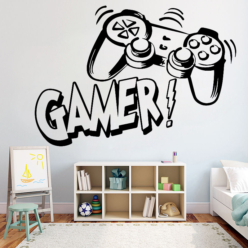 Gaming Accessories Wall - 아이 방을위한 벽 스티커 아이를위한 비디오