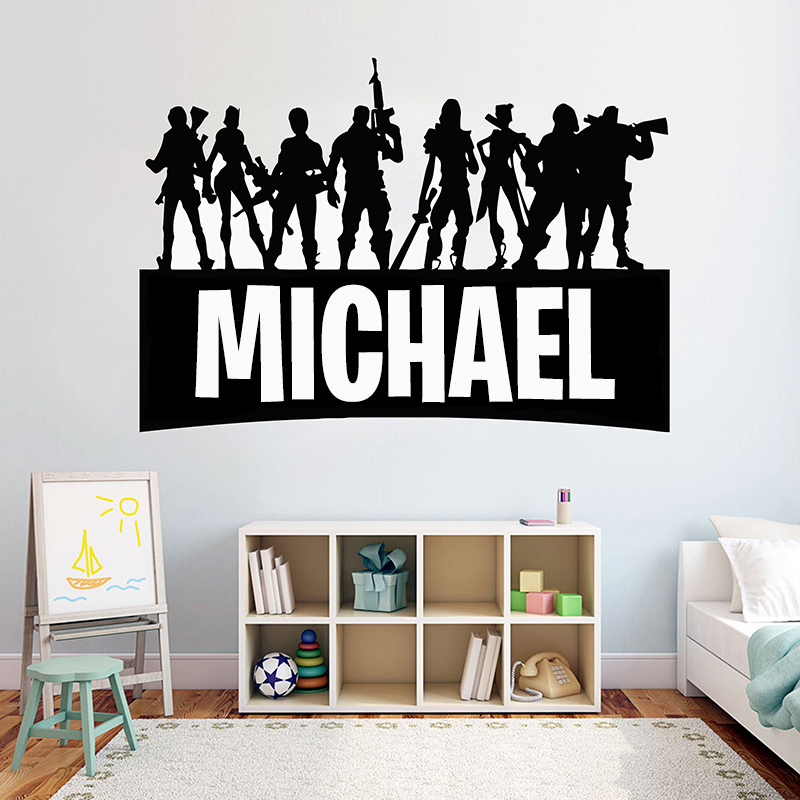 Gaming Accessories Wall - 게임 게이머 맞춤형 이름 벽 장식