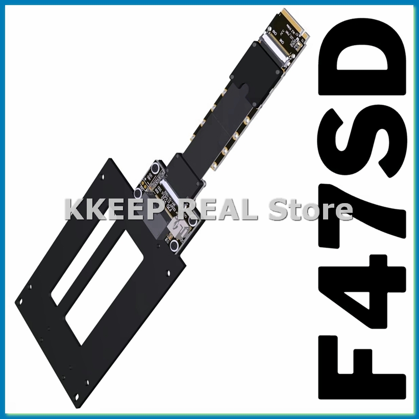 Pcie Extension Cable - F47SD M.2 NVMe to E1.S/E3.S SSD