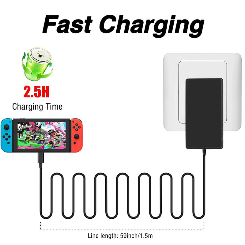 Gaming Accessories Wall - EU US UK 플러그 어댑터 닌텐도