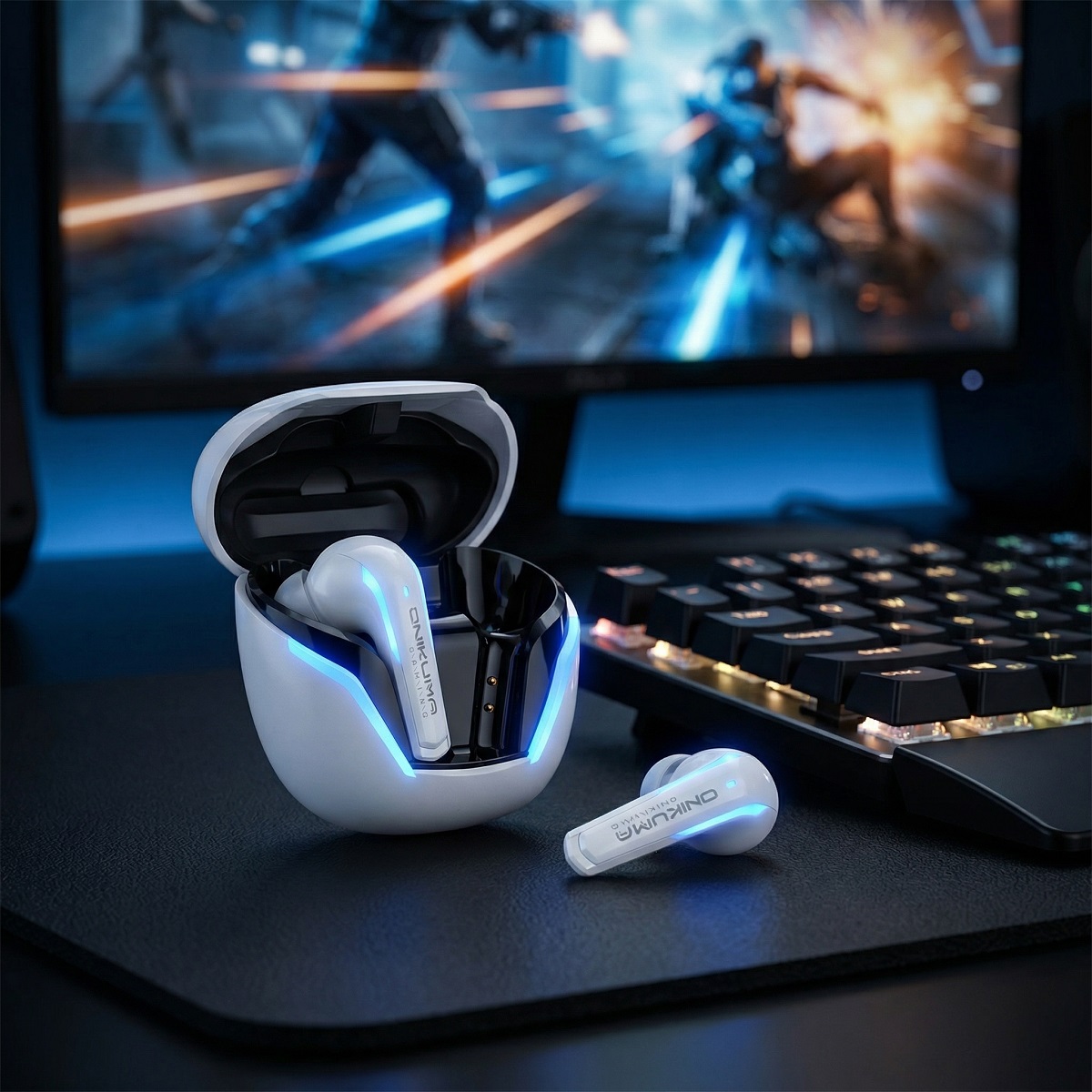 Gaming Accessories Monitor - ONIKUMA T27 무선 게이밍 이어버드 |