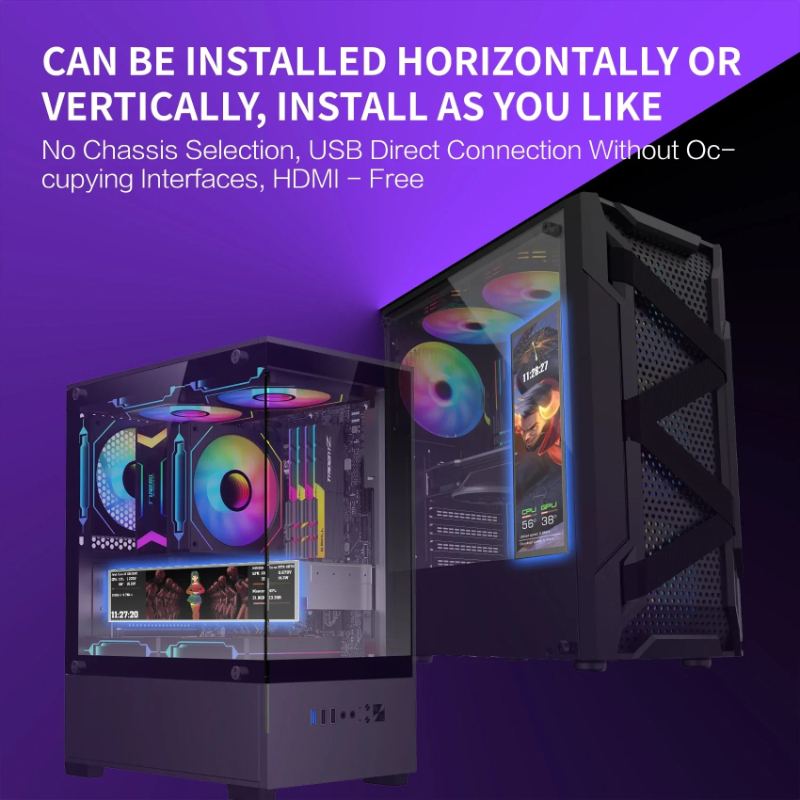 미라박스 D92 섀시 보조 화면 CPU 온도 표시 컴퓨 - Gaming Accessories Monitor 리뷰 및 가격