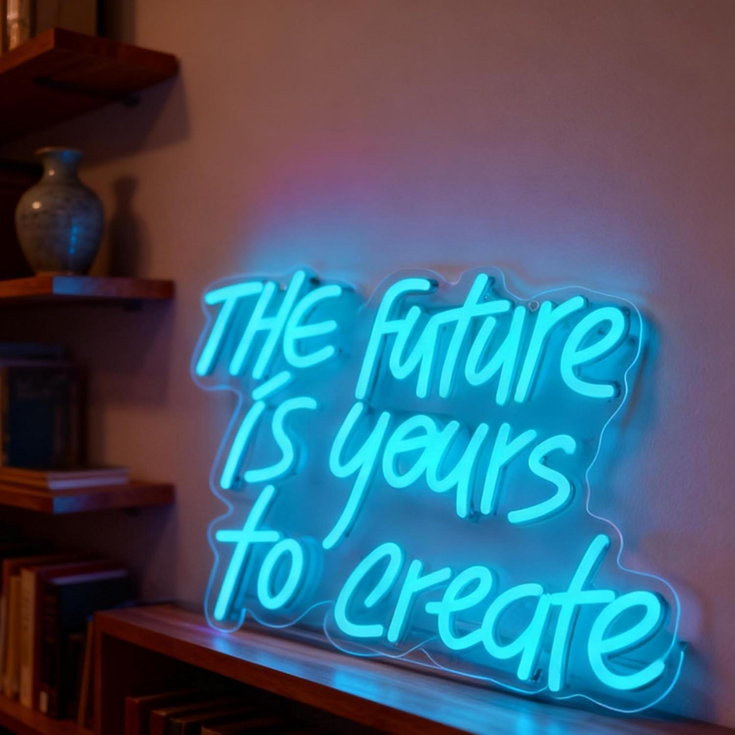 미래는 당신의 것입니다 네온사인 USB 디밍 LED 조 - Accessories For Your Gaming Room 리뷰 및 가격
