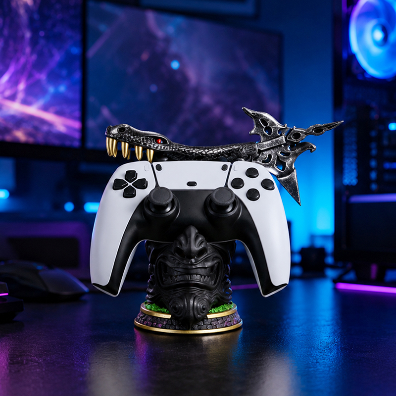 창의적인 모조 데몬 레진 게임 컨트롤러 스탠드 PS5  - Gaming Controllers Xbox Accessories 리뷰 및 가격