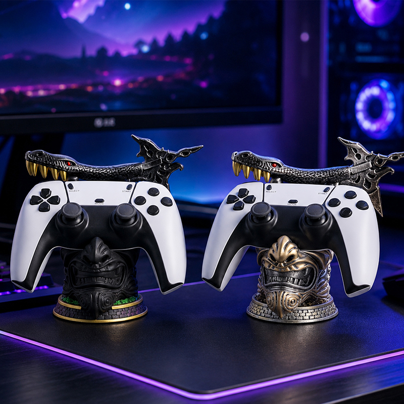 창의적인 모조 데몬 레진 게임 컨트롤러 스탠드 PS5  - Gaming Controllers Xbox Accessories 리뷰 및 가격