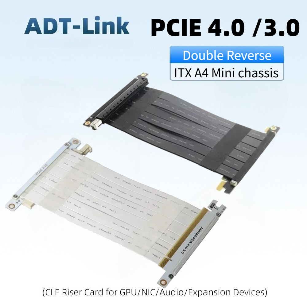 흑백 이중 역방향 그래픽 카드 연장 케이블 PCIe 4 - Pcie Extension Cable 리뷰 및 가격