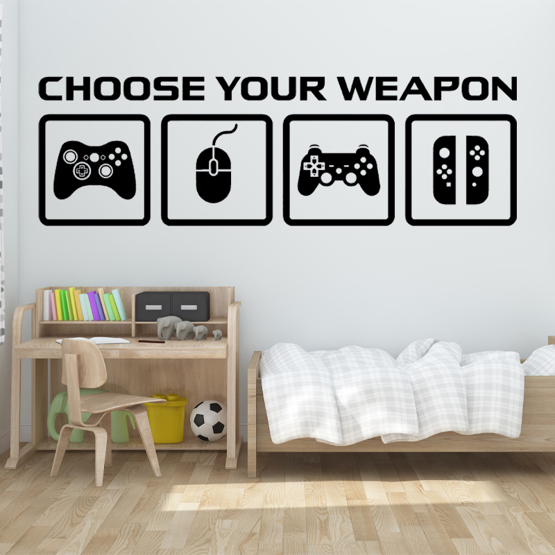 비디오 게임 장식 벽 데칼 무기 게임 컨트롤러 선택 게 - Gaming Accessories Wall 리뷰 및 가격