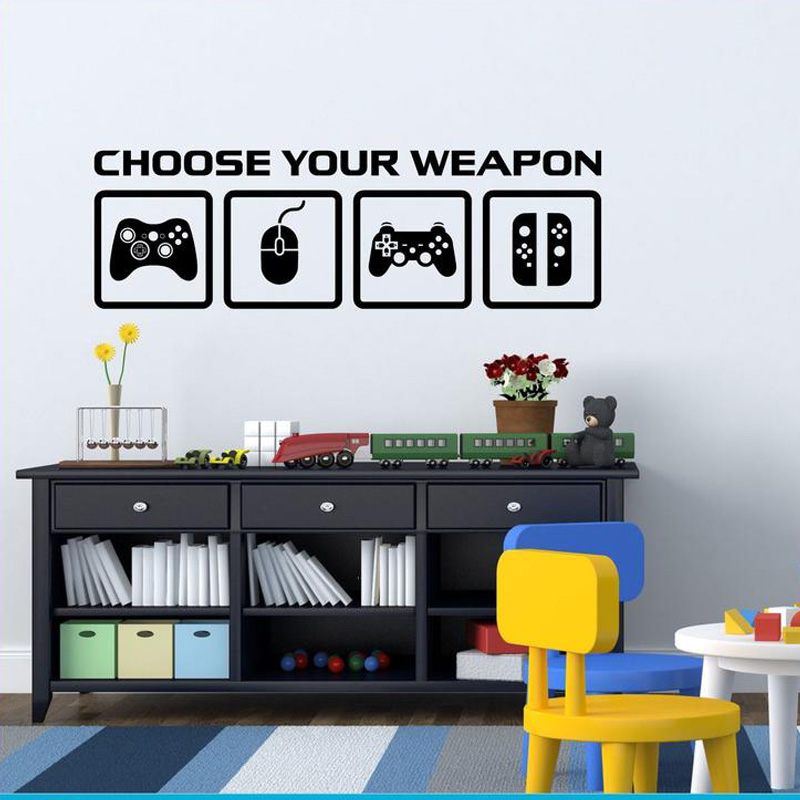 비디오 게임 장식 벽 데칼 무기 게임 컨트롤러 선택 게 - Gaming Accessories Wall 리뷰 및 가격