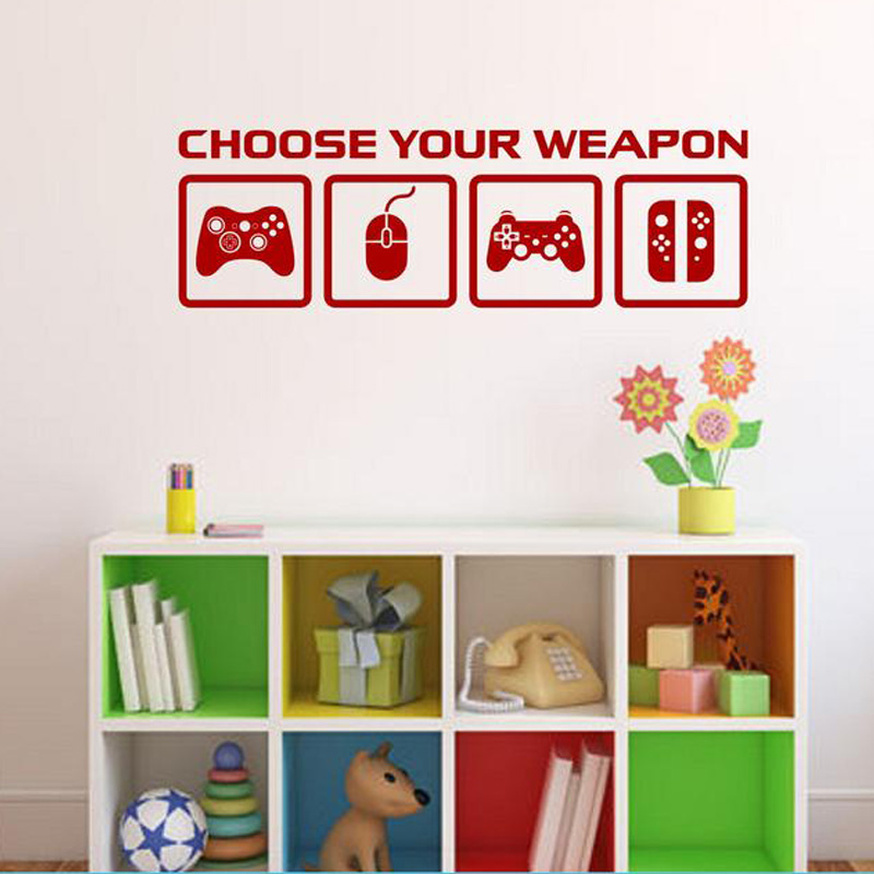 비디오 게임 장식 벽 데칼 무기 게임 컨트롤러 선택 게 - Gaming Accessories Wall 리뷰 및 가격