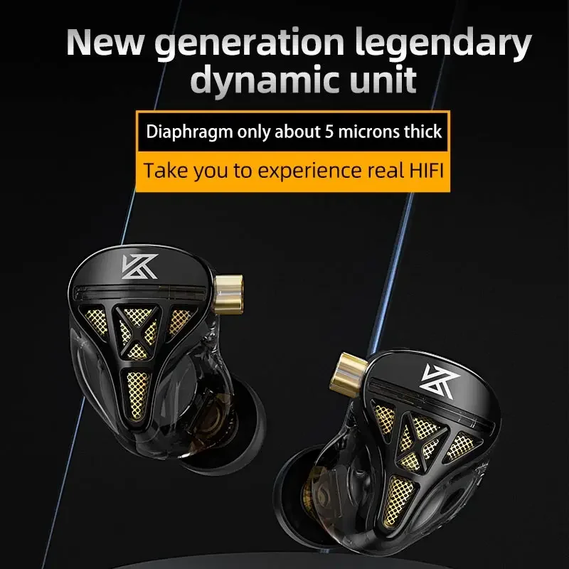 KZ DQS 1DD 하이파이 IEM 헤드폰 세미 오픈  - Gaming Accessories Monitor 리뷰 및 가격