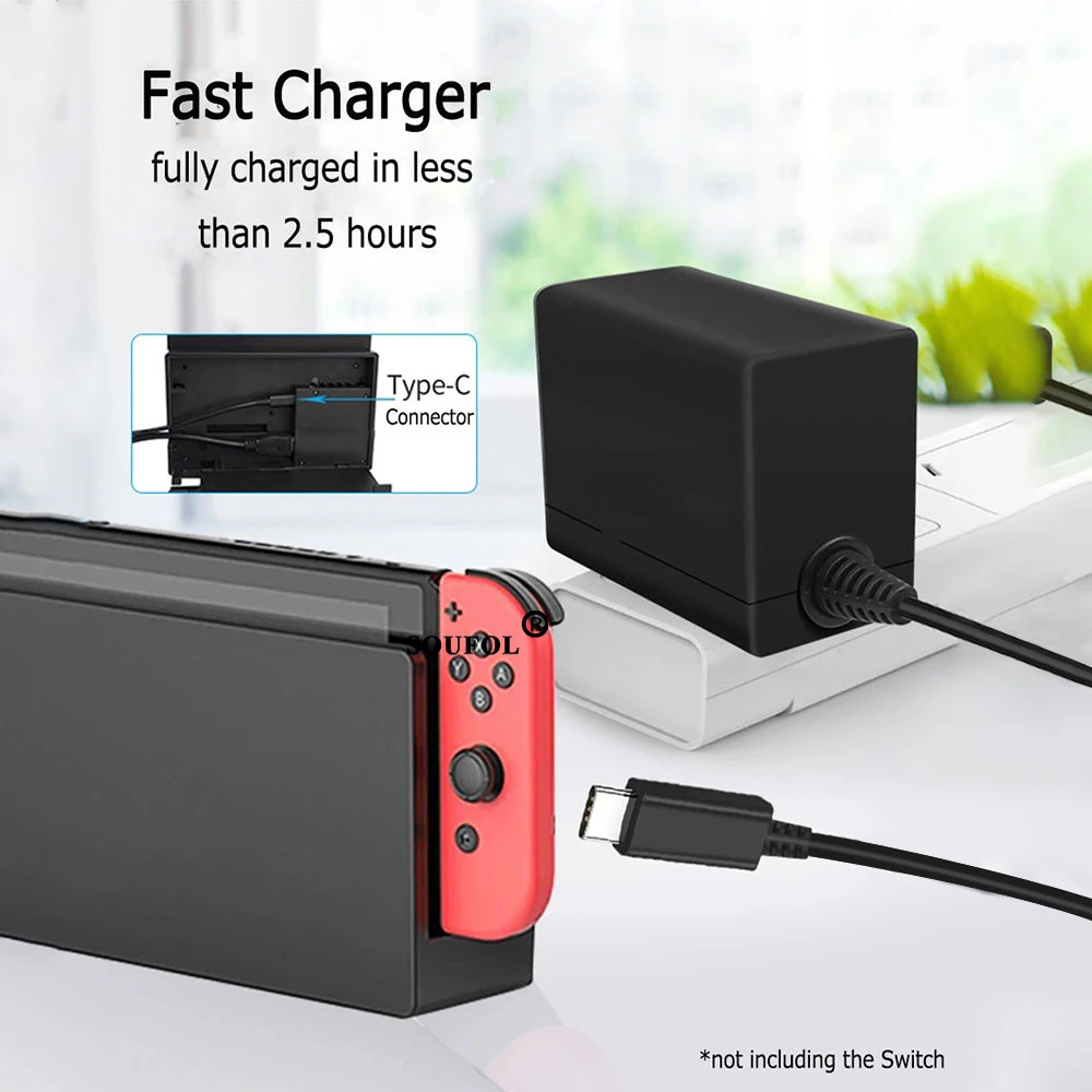 NS 스위치 및 스위치 2용 AC 전원 어댑터 충전기, - Gaming Accessories Wall 리뷰 및 가격