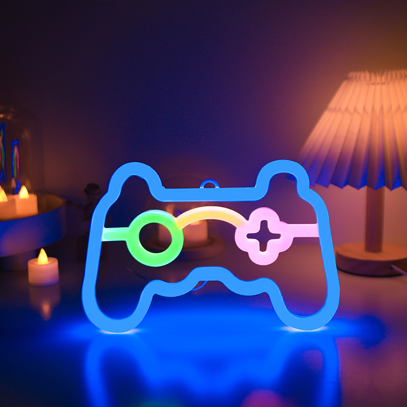 게이머 네온사인 조명, E-스포츠룸용 게이머 컨트롤러  - Accessories For Your Gaming Room 리뷰 및 가격