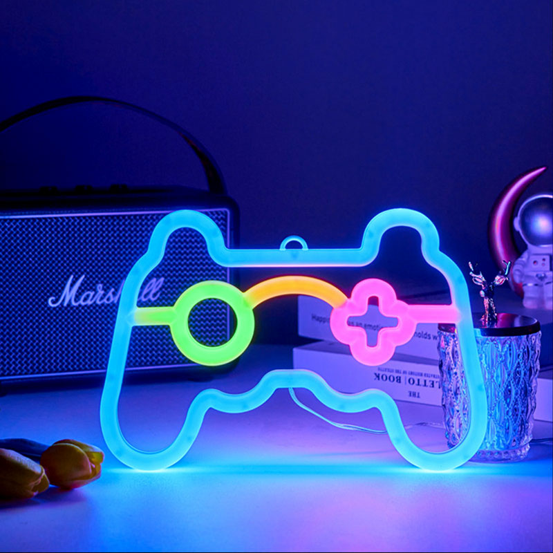 게이머 네온사인 조명, E-스포츠룸용 게이머 컨트롤러  - Accessories For Your Gaming Room 리뷰 및 가격