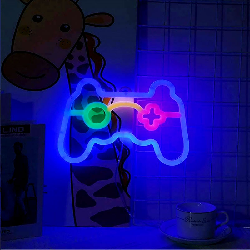 게이머 네온사인 조명, E-스포츠룸용 게이머 컨트롤러  - Accessories For Your Gaming Room 리뷰 및 가격
