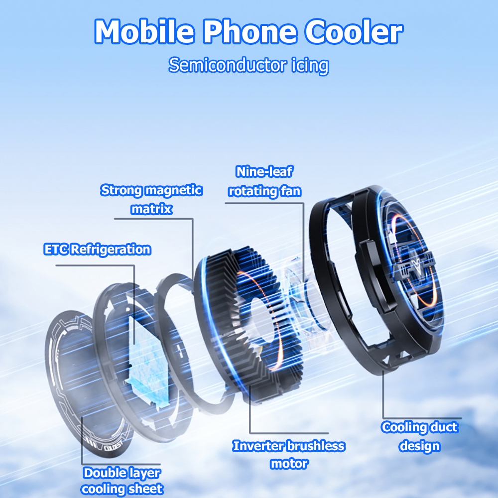 15W 반도체 자석식 백클립 2-in-1 휴대폰 쿨러  - Gaming Accessories Dropshipping Suppliers 리뷰 및 가격