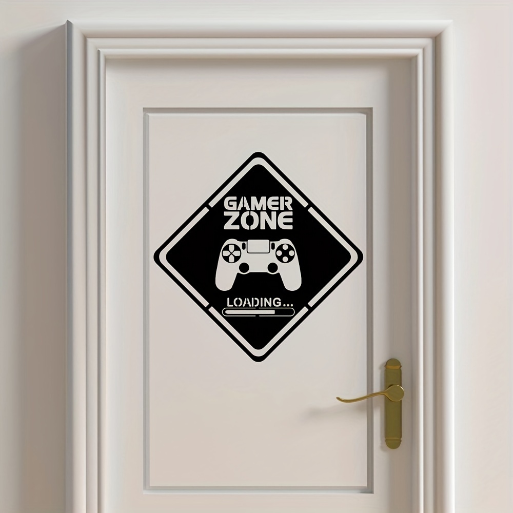 1pc 게이머 존 도어 데칼 벽 비닐 스티커, 컨트롤러 - Gaming Accessories Wall 리뷰 및 가격