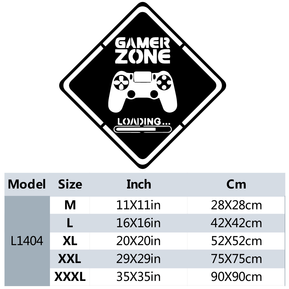 1pc 게이머 존 도어 데칼 벽 비닐 스티커, 컨트롤러 - Gaming Accessories Wall 리뷰 및 가격