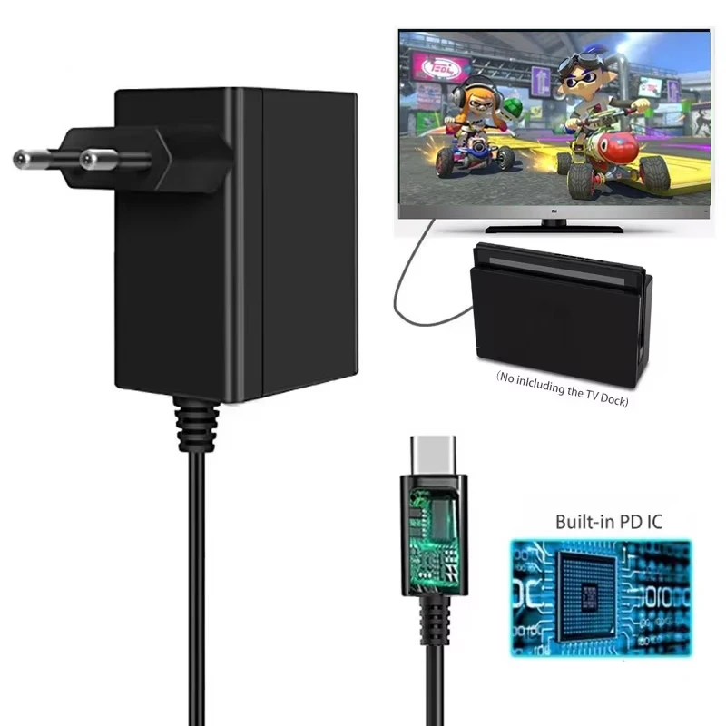 EU US UK 플러그 어댑터 닌텐도 스위치 OLED용 - Gaming Accessories Wall 리뷰 및 가격