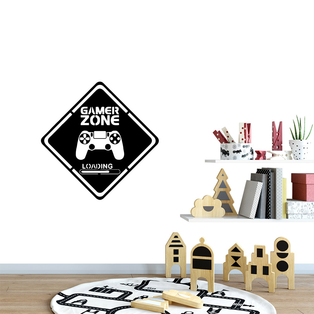 1pc 게이머 벽 아트 데칼 어린이 방 장식 게임 핸들 - Gaming Accessories Wall 리뷰 및 가격